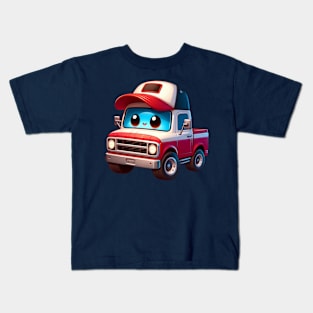 Cute Pickup Track Kids T-Shirt